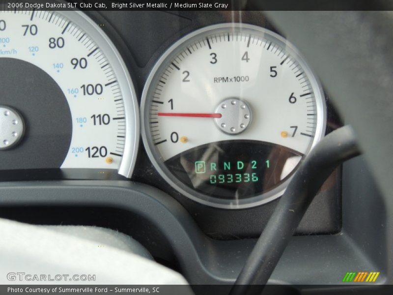 Bright Silver Metallic / Medium Slate Gray 2006 Dodge Dakota SLT Club Cab