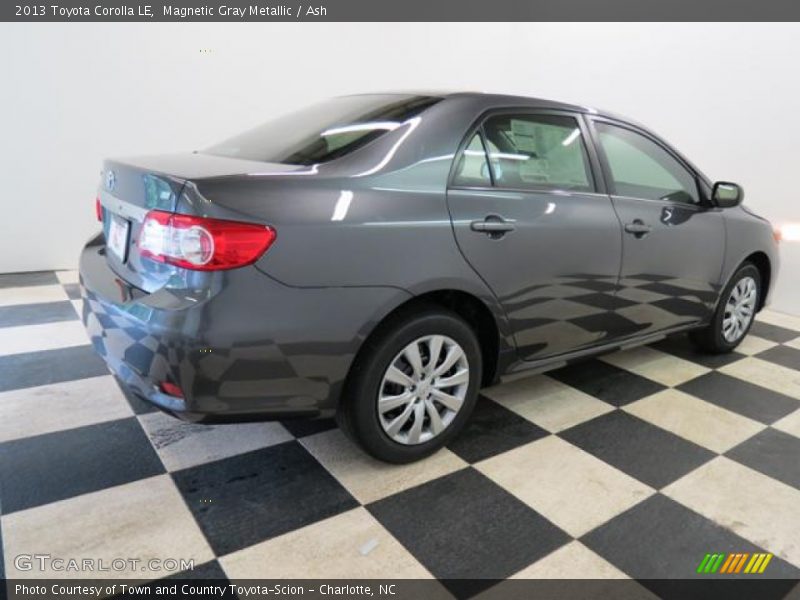 Magnetic Gray Metallic / Ash 2013 Toyota Corolla LE