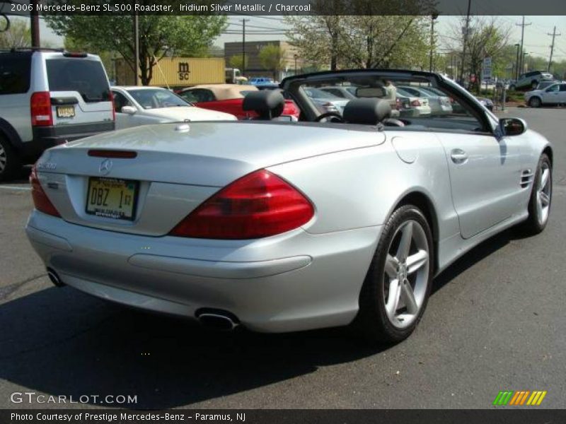 Iridium Silver Metallic / Charcoal 2006 Mercedes-Benz SL 500 Roadster