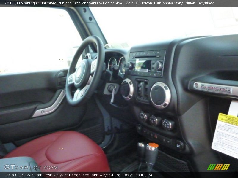 Anvil / Rubicon 10th Anniversary Edition Red/Black 2013 Jeep Wrangler Unlimited Rubicon 10th Anniversary Edition 4x4