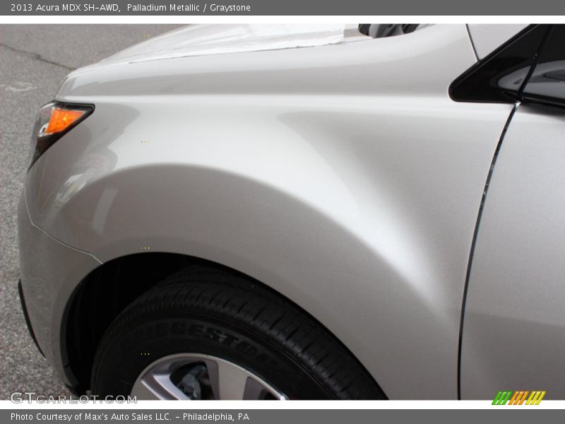 Palladium Metallic / Graystone 2013 Acura MDX SH-AWD