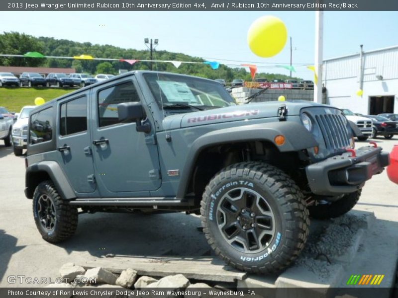  2013 Wrangler Unlimited Rubicon 10th Anniversary Edition 4x4 Anvil