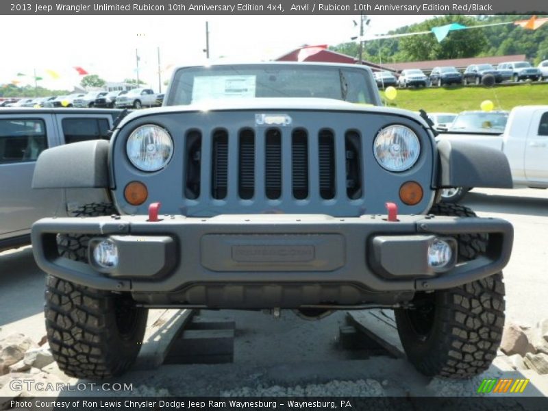 Anvil / Rubicon 10th Anniversary Edition Red/Black 2013 Jeep Wrangler Unlimited Rubicon 10th Anniversary Edition 4x4