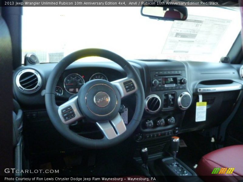 Anvil / Rubicon 10th Anniversary Edition Red/Black 2013 Jeep Wrangler Unlimited Rubicon 10th Anniversary Edition 4x4