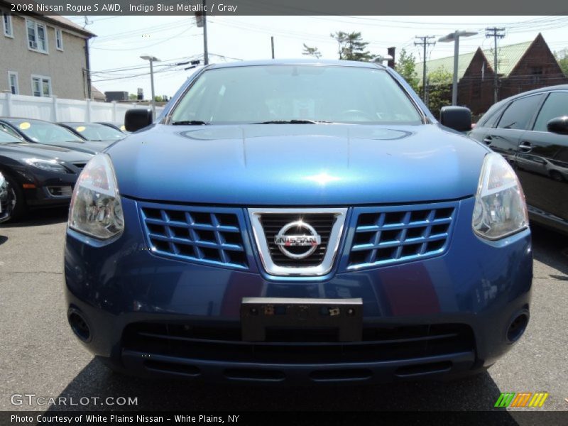 Indigo Blue Metallic / Gray 2008 Nissan Rogue S AWD