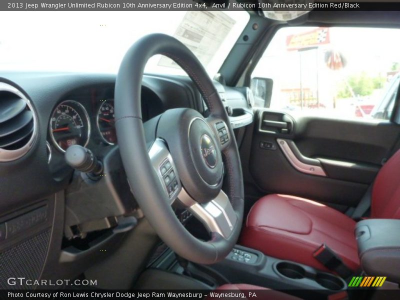 Anvil / Rubicon 10th Anniversary Edition Red/Black 2013 Jeep Wrangler Unlimited Rubicon 10th Anniversary Edition 4x4