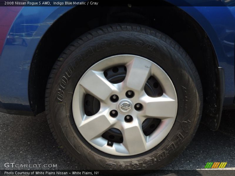 Indigo Blue Metallic / Gray 2008 Nissan Rogue S AWD