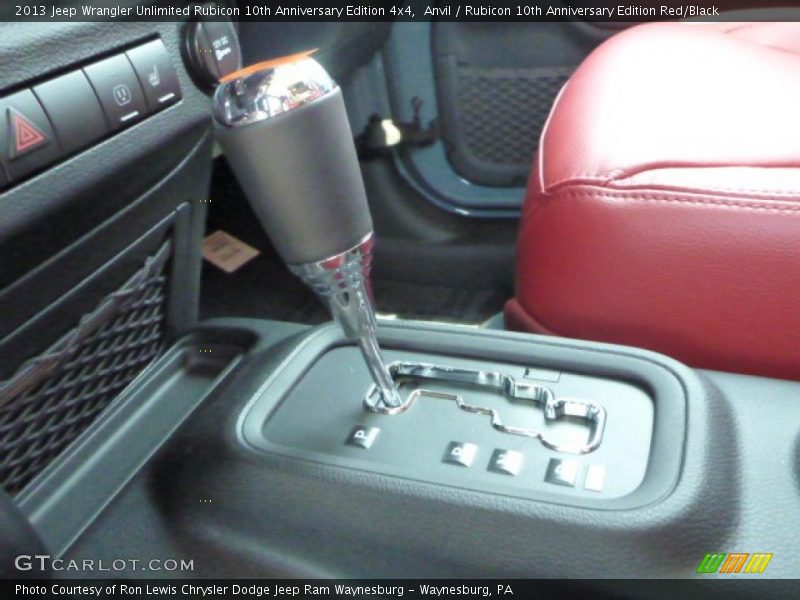  2013 Wrangler Unlimited Rubicon 10th Anniversary Edition 4x4 5 Speed Automatic Shifter