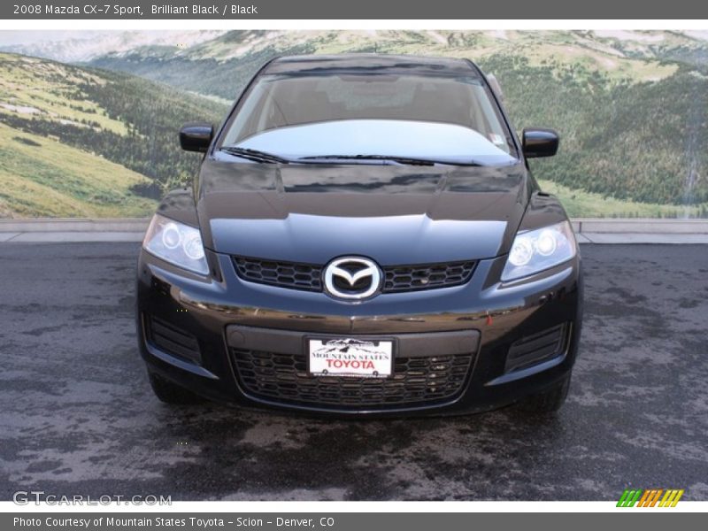 Brilliant Black / Black 2008 Mazda CX-7 Sport