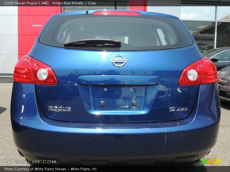 Indigo Blue Metallic / Gray 2008 Nissan Rogue S AWD