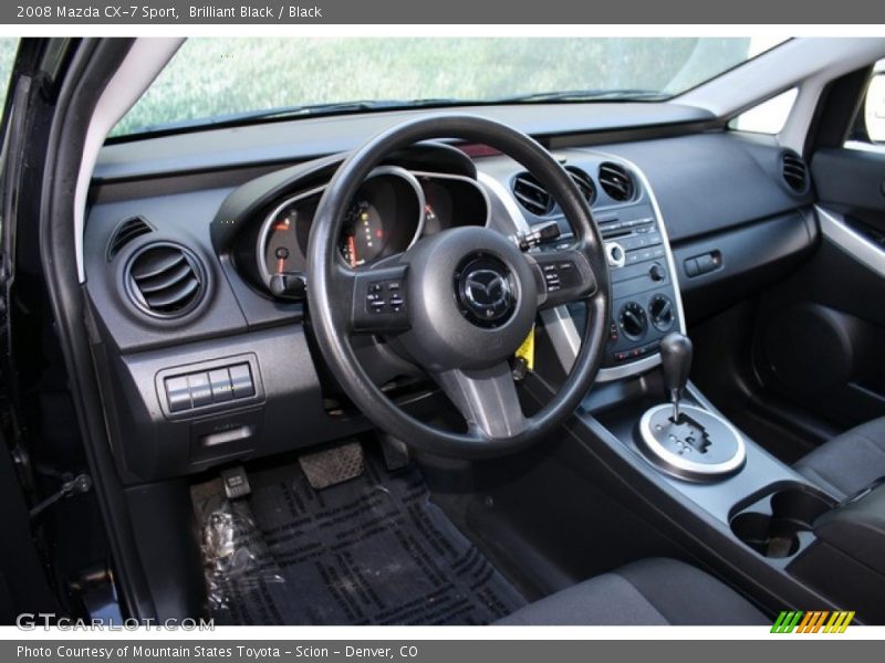 Brilliant Black / Black 2008 Mazda CX-7 Sport
