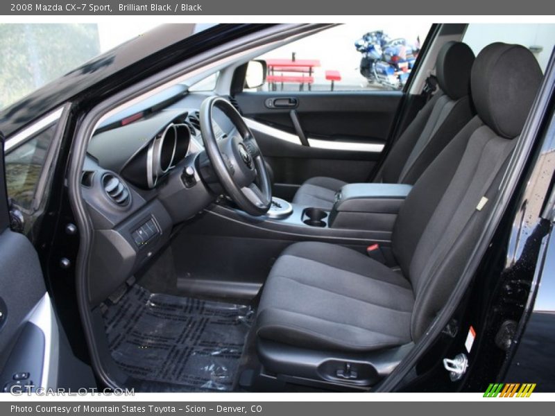 Brilliant Black / Black 2008 Mazda CX-7 Sport