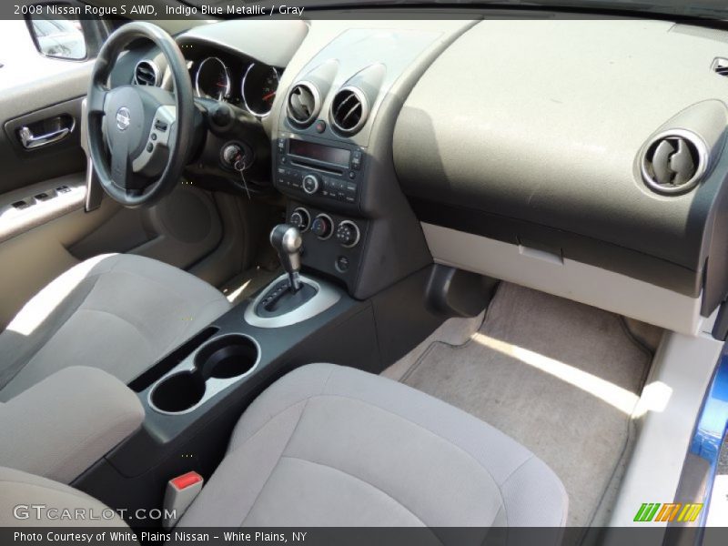 Indigo Blue Metallic / Gray 2008 Nissan Rogue S AWD