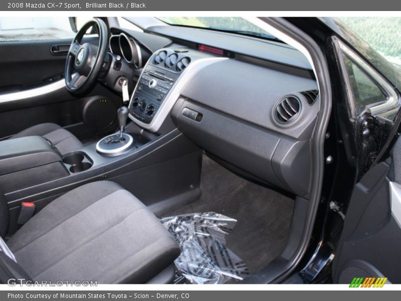 Brilliant Black / Black 2008 Mazda CX-7 Sport