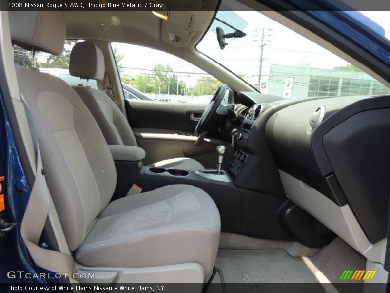Indigo Blue Metallic / Gray 2008 Nissan Rogue S AWD