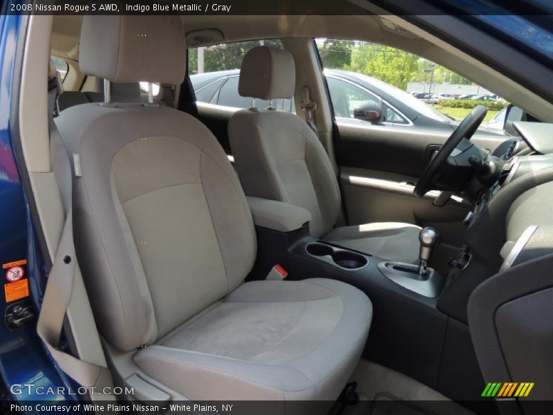 Indigo Blue Metallic / Gray 2008 Nissan Rogue S AWD
