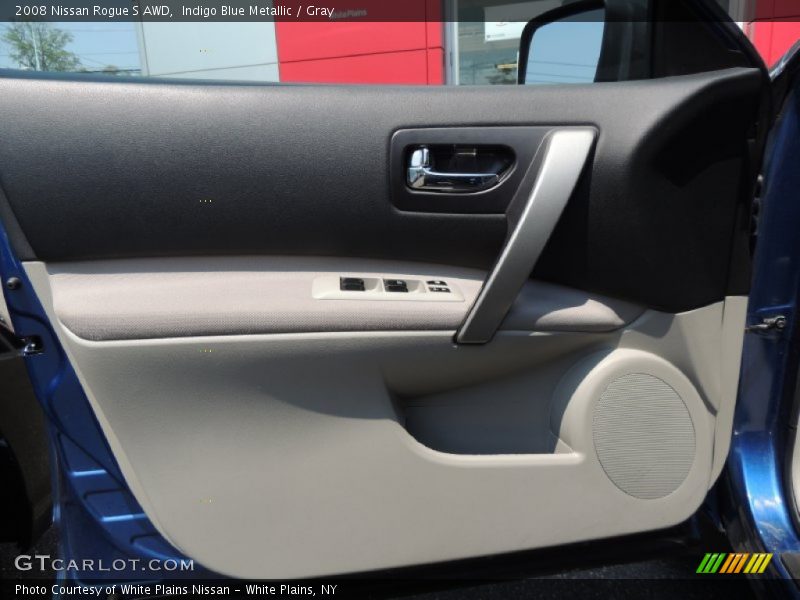 Indigo Blue Metallic / Gray 2008 Nissan Rogue S AWD