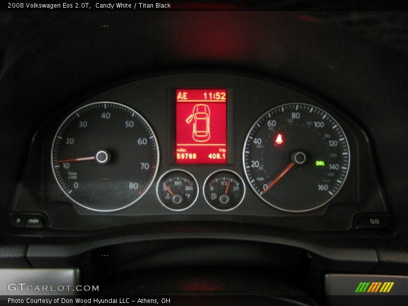 Candy White / Titan Black 2008 Volkswagen Eos 2.0T