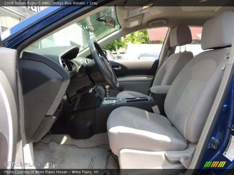 Indigo Blue Metallic / Gray 2008 Nissan Rogue S AWD