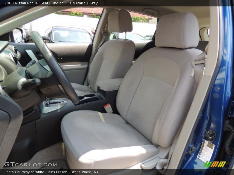 Indigo Blue Metallic / Gray 2008 Nissan Rogue S AWD