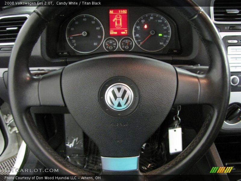 Candy White / Titan Black 2008 Volkswagen Eos 2.0T