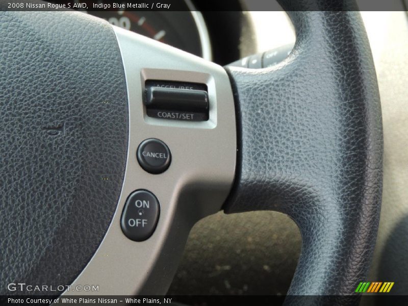 Indigo Blue Metallic / Gray 2008 Nissan Rogue S AWD