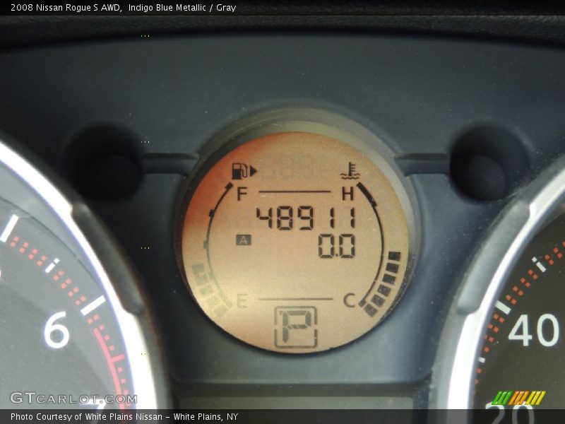 Indigo Blue Metallic / Gray 2008 Nissan Rogue S AWD