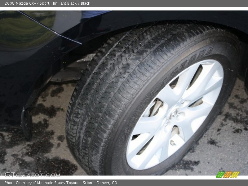 Brilliant Black / Black 2008 Mazda CX-7 Sport