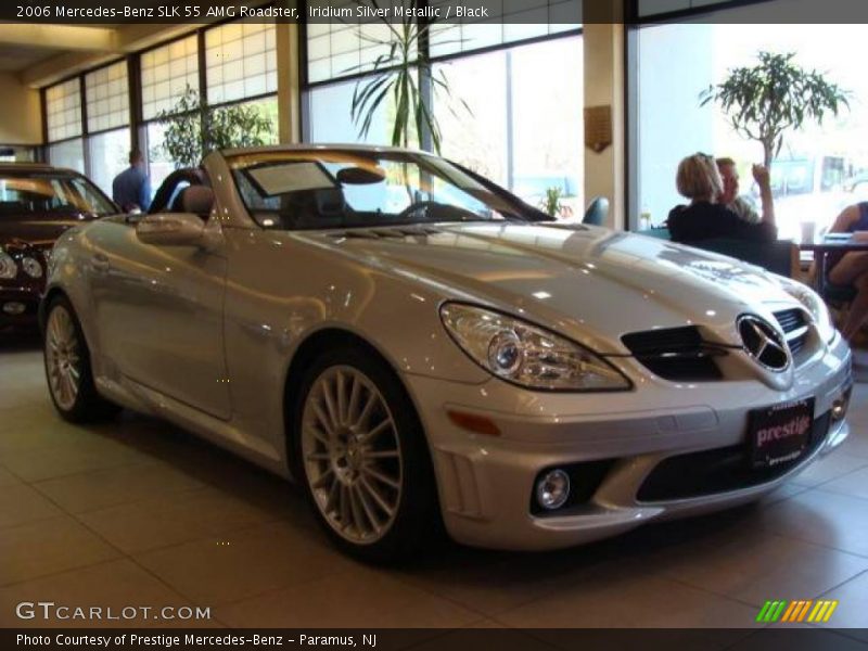 Iridium Silver Metallic / Black 2006 Mercedes-Benz SLK 55 AMG Roadster