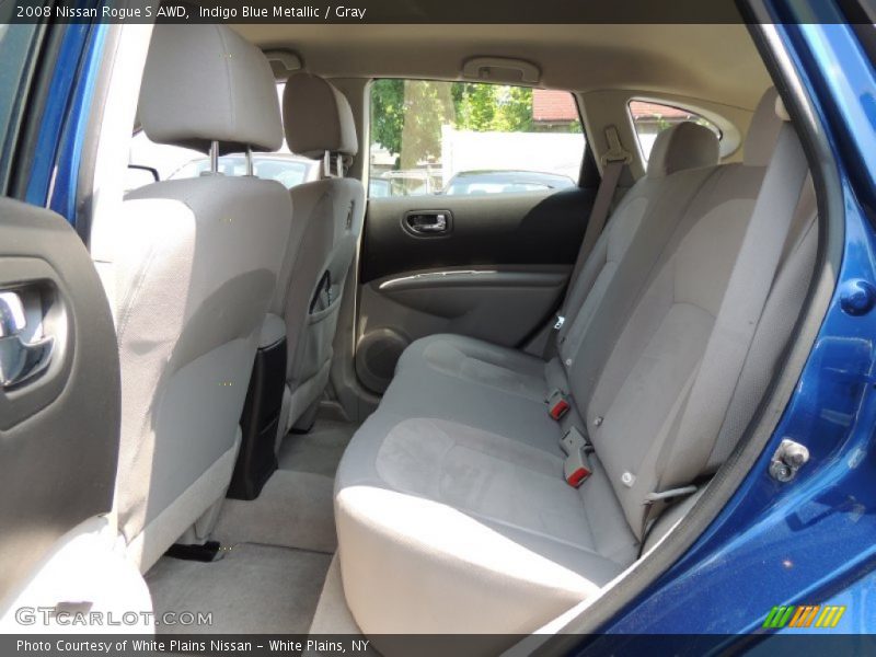 Indigo Blue Metallic / Gray 2008 Nissan Rogue S AWD