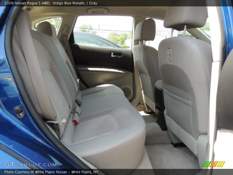 Indigo Blue Metallic / Gray 2008 Nissan Rogue S AWD