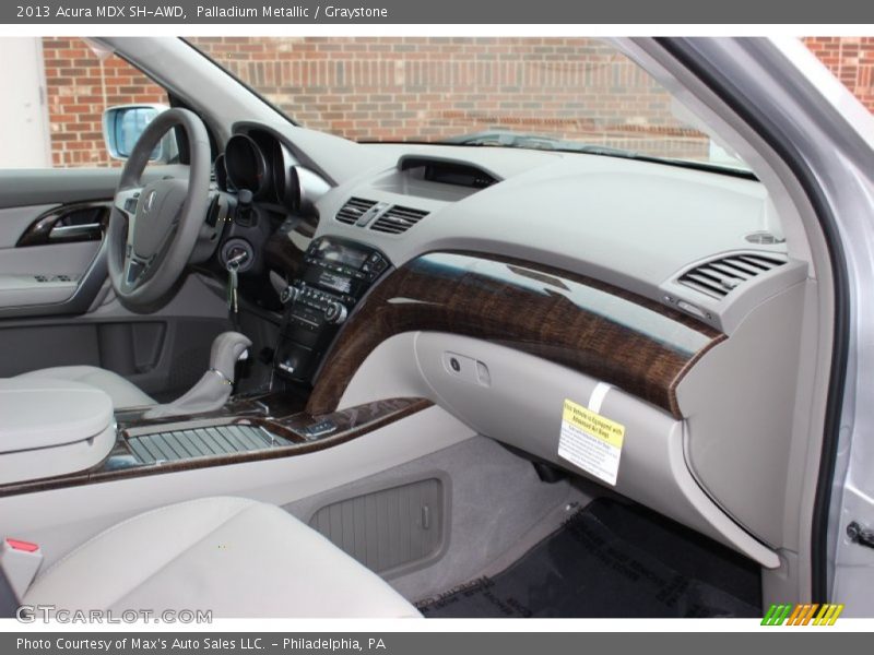 Palladium Metallic / Graystone 2013 Acura MDX SH-AWD