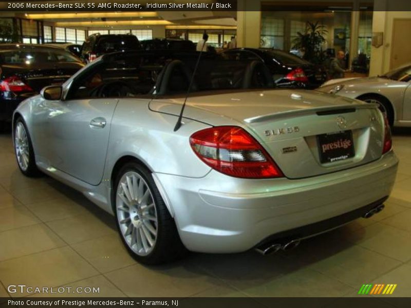 Iridium Silver Metallic / Black 2006 Mercedes-Benz SLK 55 AMG Roadster