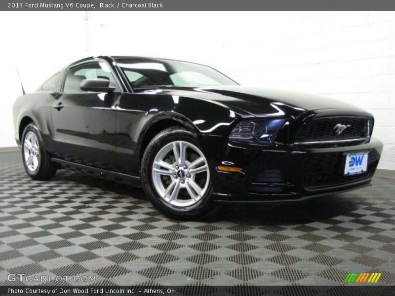 Black / Charcoal Black 2013 Ford Mustang V6 Coupe