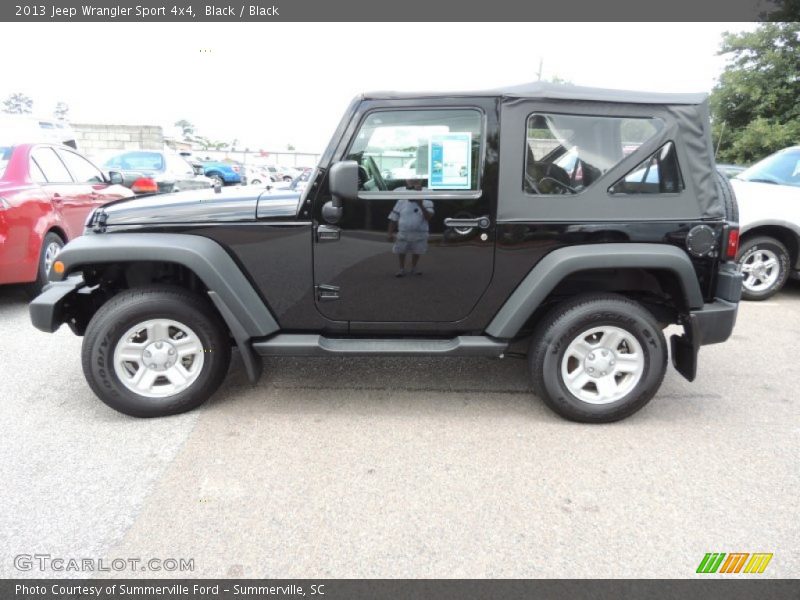 Black / Black 2013 Jeep Wrangler Sport 4x4