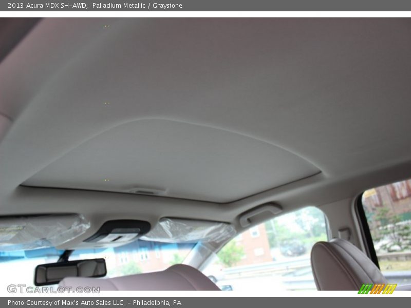 Palladium Metallic / Graystone 2013 Acura MDX SH-AWD