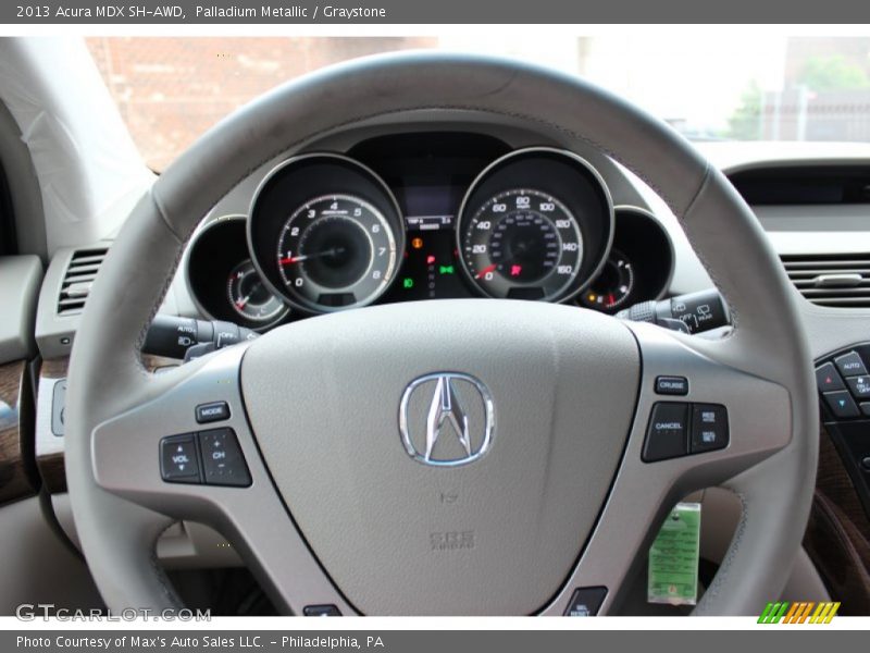 Palladium Metallic / Graystone 2013 Acura MDX SH-AWD