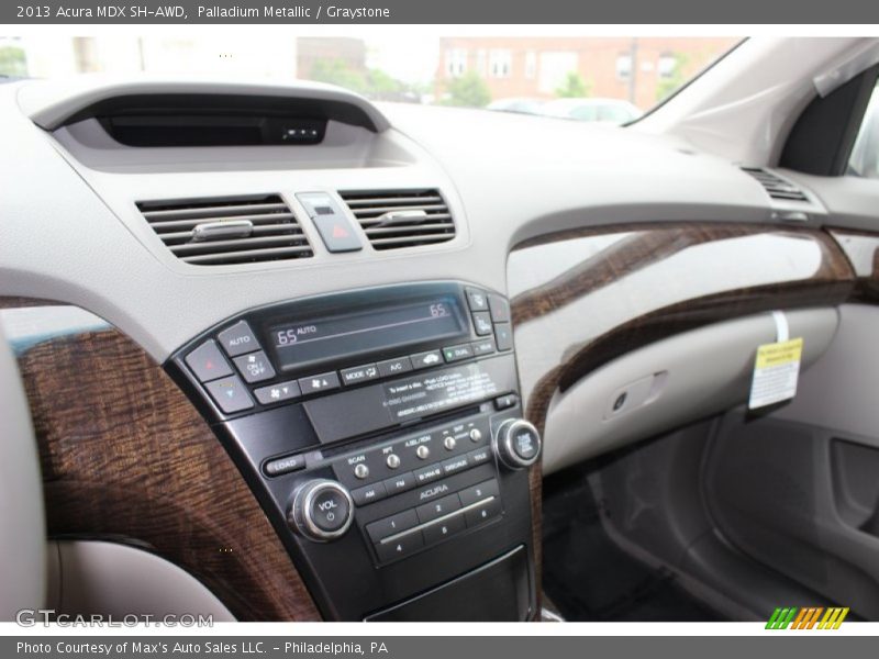 Palladium Metallic / Graystone 2013 Acura MDX SH-AWD