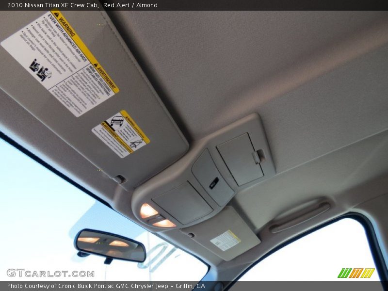 Red Alert / Almond 2010 Nissan Titan XE Crew Cab