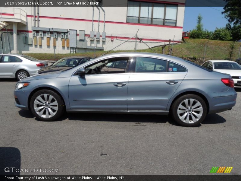 Iron Grey Metallic / Black 2010 Volkswagen CC Sport