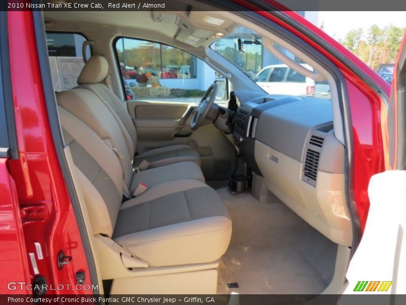 Red Alert / Almond 2010 Nissan Titan XE Crew Cab