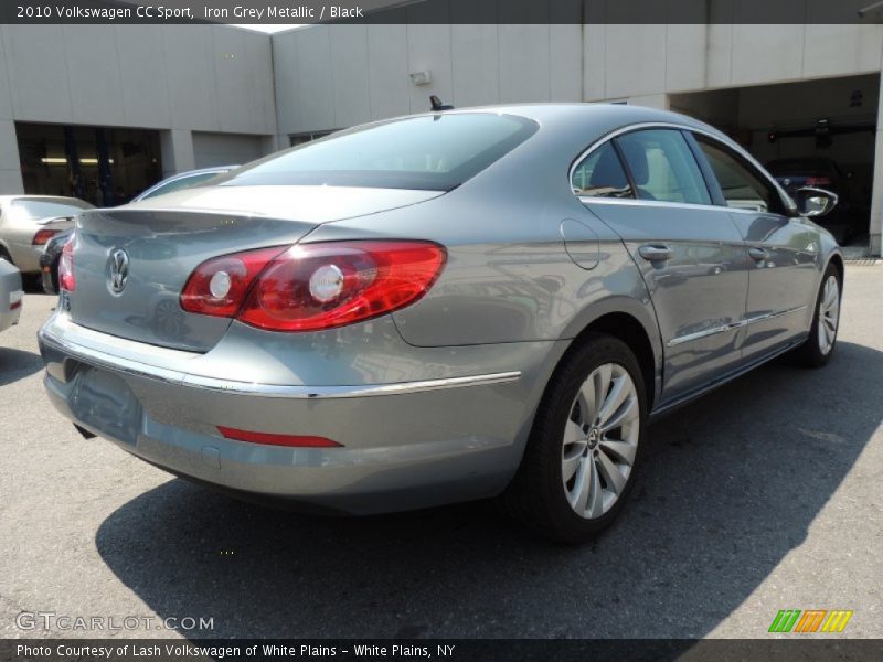 Iron Grey Metallic / Black 2010 Volkswagen CC Sport