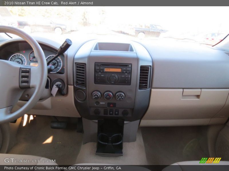 Red Alert / Almond 2010 Nissan Titan XE Crew Cab