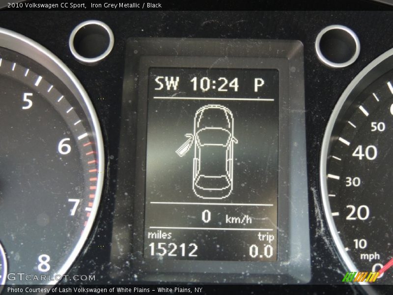 Iron Grey Metallic / Black 2010 Volkswagen CC Sport