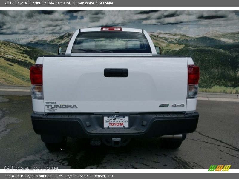 Super White / Graphite 2013 Toyota Tundra Double Cab 4x4