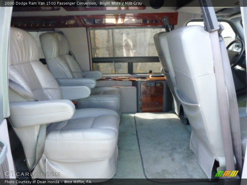 Rear Seat of 2000 Ram Van 1500 Passenger Conversion