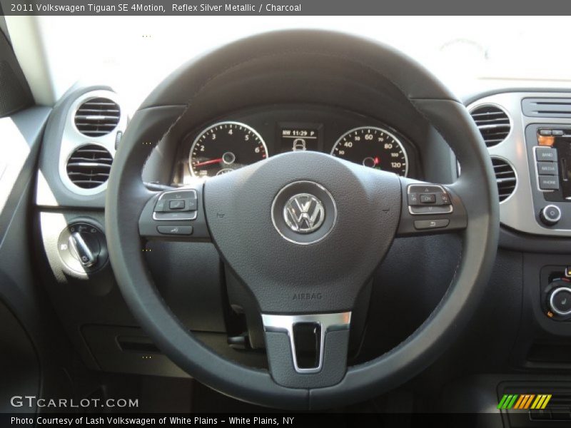 Reflex Silver Metallic / Charcoal 2011 Volkswagen Tiguan SE 4Motion