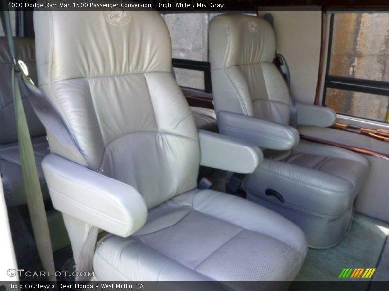 Rear Seat of 2000 Ram Van 1500 Passenger Conversion