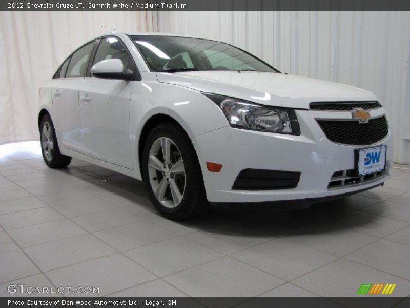 Summit White / Medium Titanium 2012 Chevrolet Cruze LT