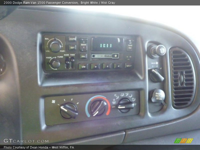 Controls of 2000 Ram Van 1500 Passenger Conversion
